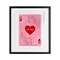 Stupell Industries Queen Of My Heart Framed Print Under Glass, design by Amanda Greenwood